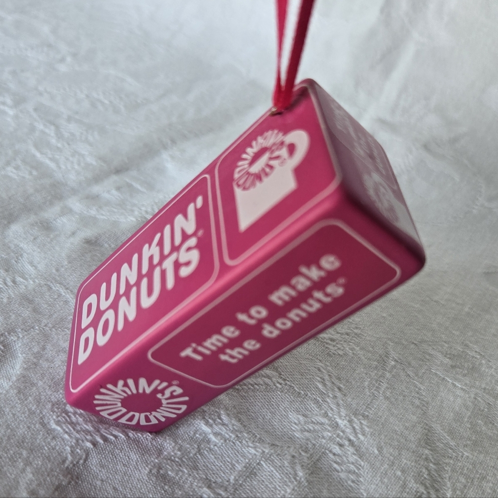 Dunkin' Donuts Pink Christmas Ornament 2010